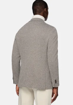 Veste Gris Tourterelle B Jersey En Coton Et Polyester