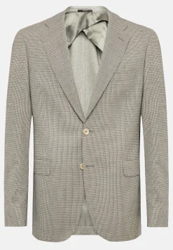 Veste Gris Tourterelle En Laine Extensible