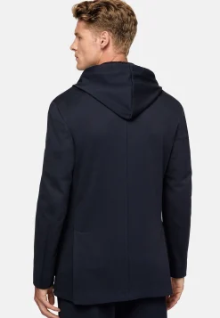 Veste Molletonnée Madison Bleu Marine En Coton Mélangé