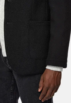 Veste Noire B Jersey En Pure Laine