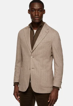 Veste Structurée En Coton Mélangé Jersey