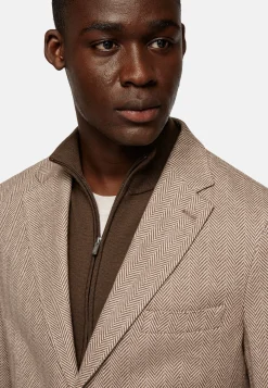 Veste Structurée En Coton Mélangé Jersey