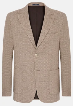 Veste Structurée En Coton Mélangé Jersey