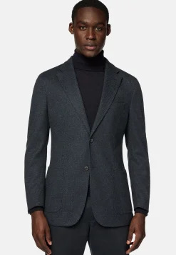 Veste Structurée En Coton Mélangé Jersey