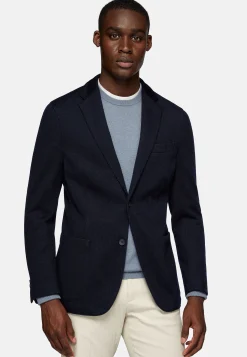 Veste Structurée En Laine Jersey