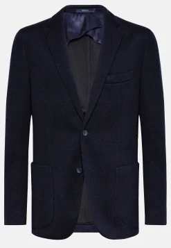 Veste Structurée En Laine Jersey