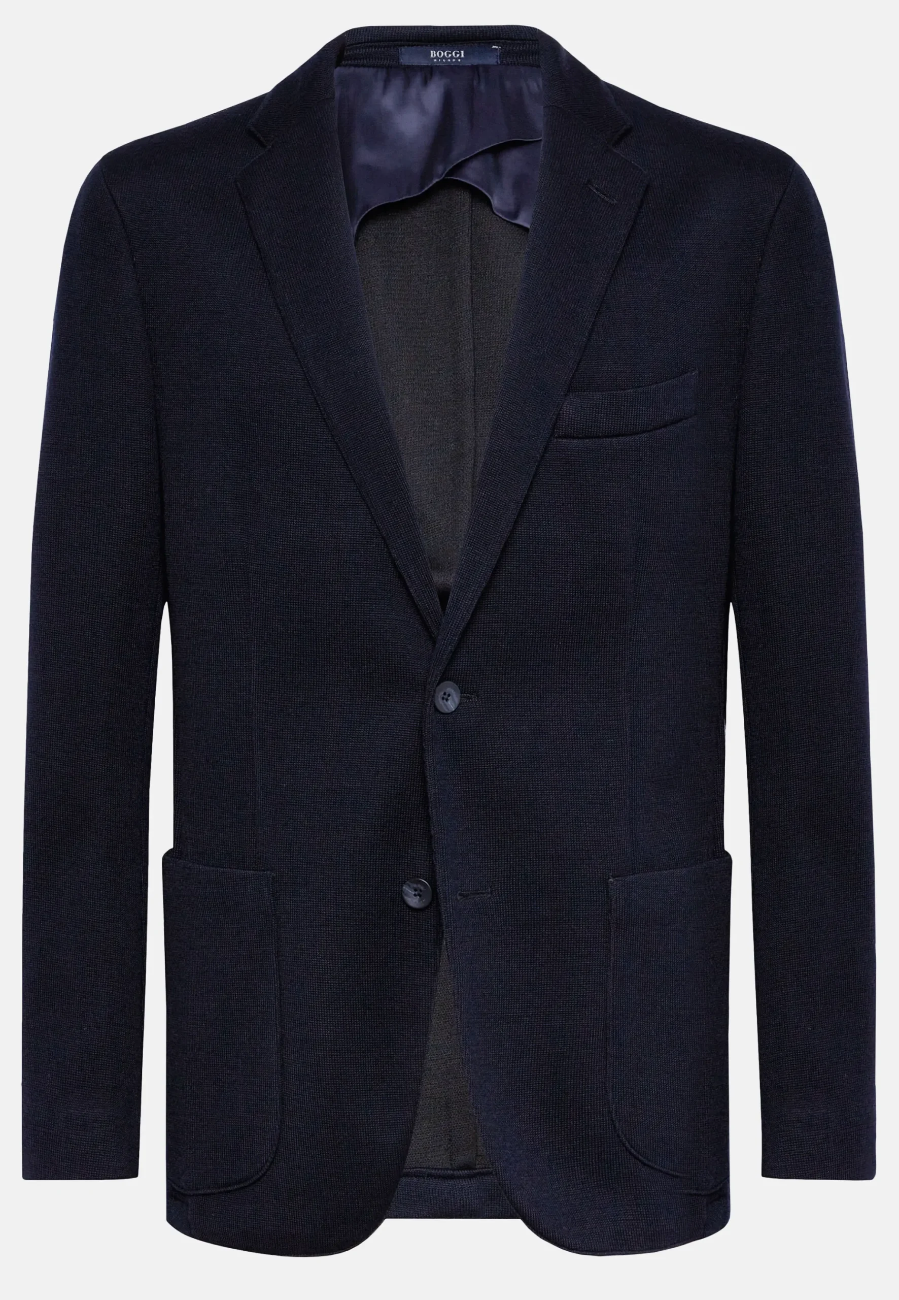 Veste Structurée En Laine Jersey